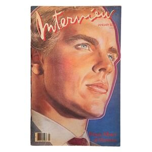 Vintage‎ Andy Warhol Interview Magazine January 1987 Prince Albert of Monaco
